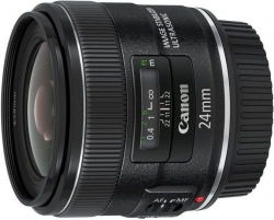 Объектив Canon EF IS USM (5345B005) 24мм F/2.8 черный