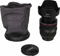 Объектив Canon EF IS USM (6313B005) 24-70мм f/4L черный