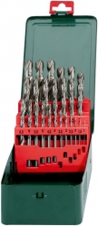 Набор сверл Metabo 627154000 по металлу (25пред.) для дрелей