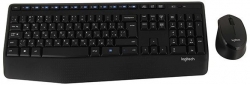 Клавиатура + мышь Logitech MK345 черный беспроводная