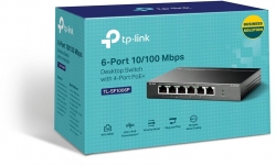 Коммутатор TP-Link TL-SF1006P 6x100Mb 4PoE+ 67W управляемый