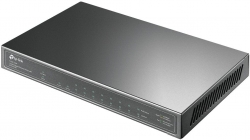 Коммутатор TP-Link TL-SG1210P 9G 1SFP 8PoE+ 63W неуправляемый