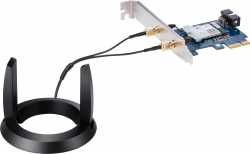 Сетевой адаптер WiFi + Bluetooth Asus PCE-AC58BT AC2100 PCI Express (ант.внеш.съем) 2ант.