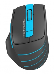 Мышь A4Tech Fstyler FG30S серый/синий беспроводная