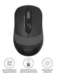 Мышь A4Tech Fstyler FG10S черный/серый беспроводная