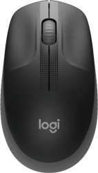 Мышь Logitech M190 черный/серый беспроводная