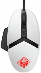 Мышь HP Omen Reactor белый/черный/красный проводная
