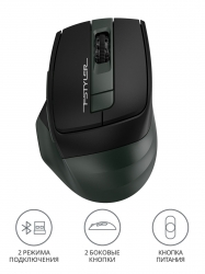 Мышь A4Tech Fstyler FB35 зеленый/черный беспроводная