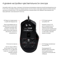 Мышь A4Tech Bloody X5 Max черный проводная