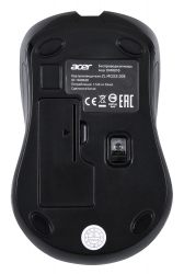Мышь Acer OMR010 черный оптическая (1200dpi) беспроводная USB (2but)