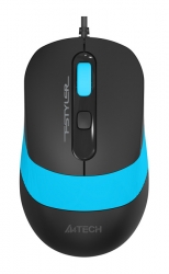 Мышь A4Tech Fstyler FM10 черный/синий проводная