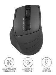 Мышь A4Tech Fstyler FG30S серый беспроводная
