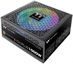 Блок питания Thermaltake ATX 1000W Toughpower iRGB Plus 80+ gold 24+8+4+4pin APFC 140mm fan color LED 12xSATA Cab Manag RTL