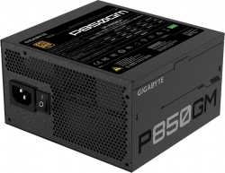 Блок питания Gigabyte ATX 850W GP-P850GM 80+ gold 24+4+4pin APFC 120mm fan 8xSATA Cab Manag RTL