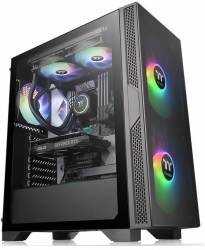 Корпус Thermaltake Versa T25 TG черный без БП ATX 5x120mm 4x140mm 2x200mm 2xUSB2.0 1xUSB3.0 audio bott PSU