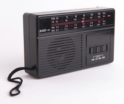 Радиоприемник портативный Сигнал Эфир-14 черный