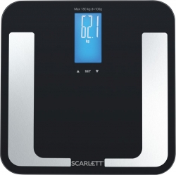 Весы напольные электронные Scarlett SL-BS34ED40 черный