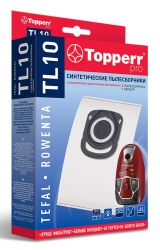 Пылесборники Topperr TL10 сверхпрочные нетканые (4пылесбор.) (1фильт.)