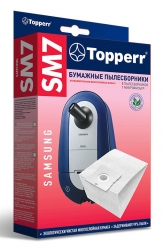 Пылесборники Topperr SM 7 бумажные (5пылесбор.) (1фильт.)