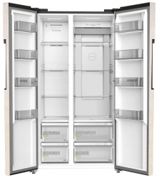 Холодильник Midea MRS518SFNBE2 бежевый