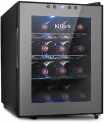 Винный шкаф Kitfort КТ-2408 черный