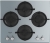 Газовая варочная поверхность Hotpoint-Ariston HAGD 61S/SL серебристый