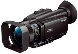 Видеокамера Sony FDR-AX700 черный 12x IS opt 3.5 Touch LCD 4K XQD+Memory Stick PRO Duo Flash/WiFi