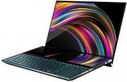 Ноутбук Asus ZenBook Pro Duo UX581LV-H2025R Core i9 10980HK/32Gb/SSD1Tb/NVIDIA GeForce RTX 2060 6Gb/15.6/OLED/Touch/UHD 3840x2160/Windows 10 Profes