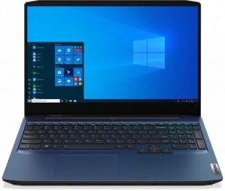 Ноутбук Lenovo IP Gaming 3 15ARH05 Ryzen 5 4600H/8Gb/1Tb/SSD128Gb/NVIDIA GeForce GTX 1650 4Gb/15.6/IPS/FHD 1920x1080/Windows 10/blue/WiFi/BT/Cam