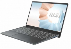 Ноутбук MSI Modern 14 B11M-034RU Core i7 1165G7/8Gb/SSD512Gb/Intel UHD Graphics/14/IPS/FHD 1920x1080/Windows 10/black/WiFi/BT/Cam