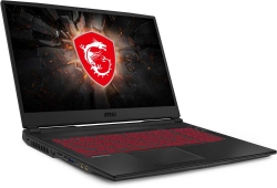 Ноутбук MSI GL75 Leopard 10SCSR-046XRU Core i5 10300H/8Gb/1Tb/SSD256Gb/NVIDIA GeForce GTX 1650 Ti 4Gb/17.3/FHD 1920x1080/Free DOS/black/WiFi/BT/Cam