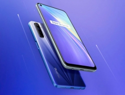 Смартфон Realme 7 128Gb 8Gb синий моноблок 3G 4G 6.4 1080x2400 Android 10 64Mpix 802.11 a/b/g/n/ac NFC GPS GSM900/1800 GSM1900 MP3