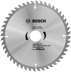 Пильный диск по дереву Bosch ECO WO (2608644377) d=190мм d(посад.)=30мм (циркулярные пилы)