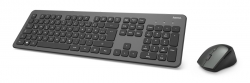Клавиатура + мышь Hama KMW-700 черный/серый беспроводная