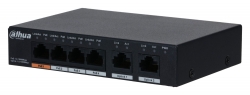 Коммутатор Dahua DH-PFS3006-4GT-60 4x100Mb неуправляемый