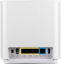 Бесшовный Mesh роутер Asus ZenWiFi XT8 (W-2-PK) AX6600 100/1000/2500BASE-T белый