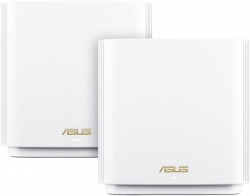 Бесшовный Mesh роутер Asus ZenWiFi XT8 (W-2-PK) AX6600 100/1000/2500BASE-T белый