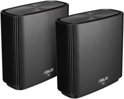 Бесшовный Mesh роутер Asus ZenWiFi CT8 (B-2-PK) AC3000 10/100/1000BASE-TX черный