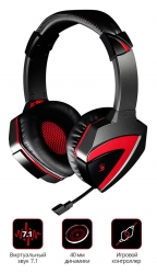 Наушники с микрофоном A4Tech Bloody G501 черный