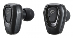 Гарнитура вкладыши Digma TWS-01 черный беспроводные bluetooth в ушной раковине (GEAR-S01)