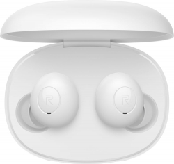 Гарнитура вкладыши Realme Buds Q (RMA215) белый беспроводные bluetooth в ушной раковине (4812228)
