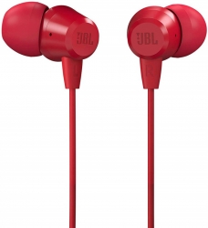 Гарнитура вкладыши JBL C50HI красный (JBLC50HIRED)