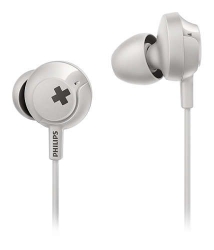 Наушники вкладыши Philips SHE4305WT 1.2м белый проводные в ушной раковине (SHE4305WT/00)
