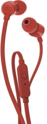Гарнитура вкладыши JBL T110 RED красный (JBLT110RED)