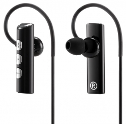 Гарнитура вкладыши Digma BT-01 черный беспроводные bluetooth крепление за ухом (E703BT)