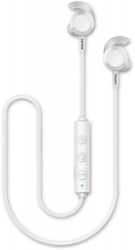 Гарнитура вкладыши Philips TAE4205WT/00 белый bluetooth