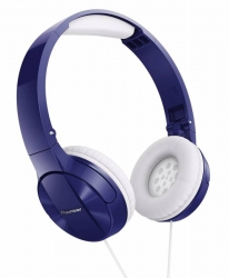 Наушники мониторные Pioneer SE-MJ503-L 1.2м синий проводные оголовье