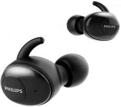 Гарнитура вкладыши Philips TAT3215BK/00 черный беспроводные bluetooth в ушной раковине
