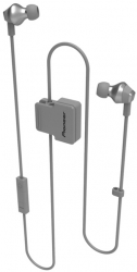 Гарнитура вкладыши Pioneer SE-CL6BT-H серый bluetooth