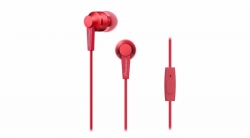 Гарнитура вкладыши Pioneer SE-C3T-R 1.2м красный проводные в ушной раковине